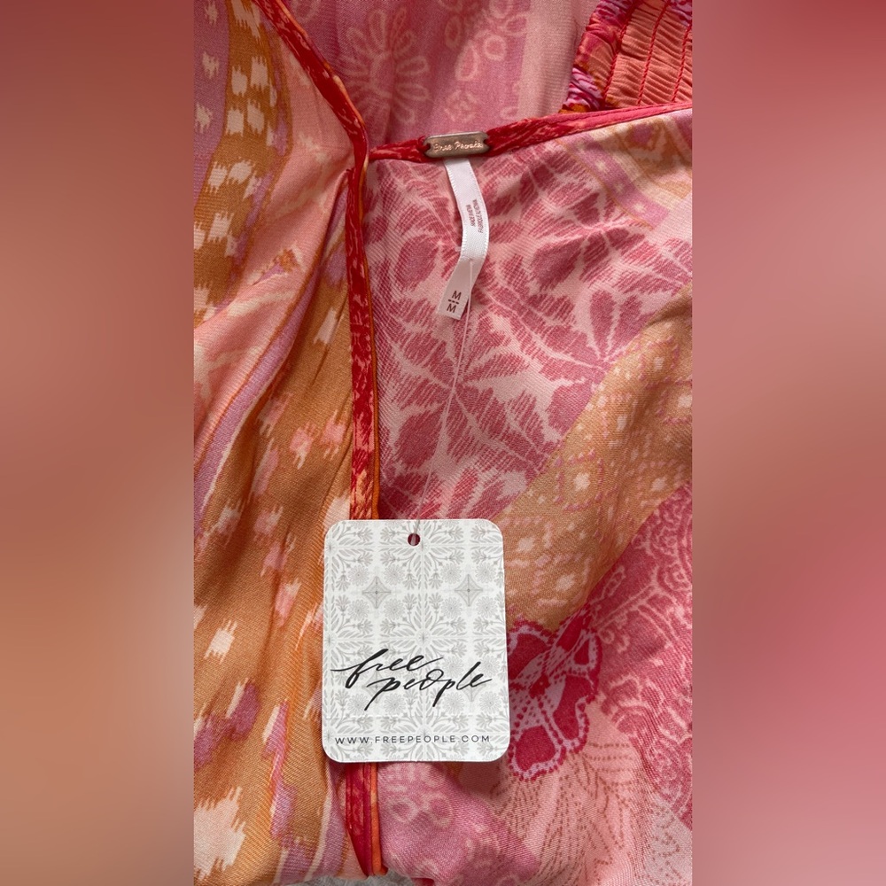 Free People Pink and Orange Tank Top - Picture 5 of 8